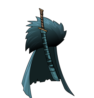 Frost Wolf Fur Cape + Blade
