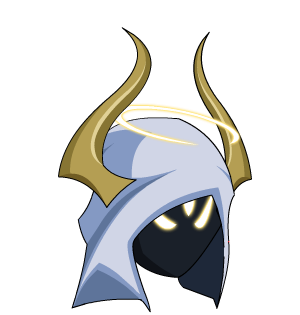 Light Void Reverent Horned Cowl