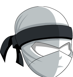 White Gi Mask